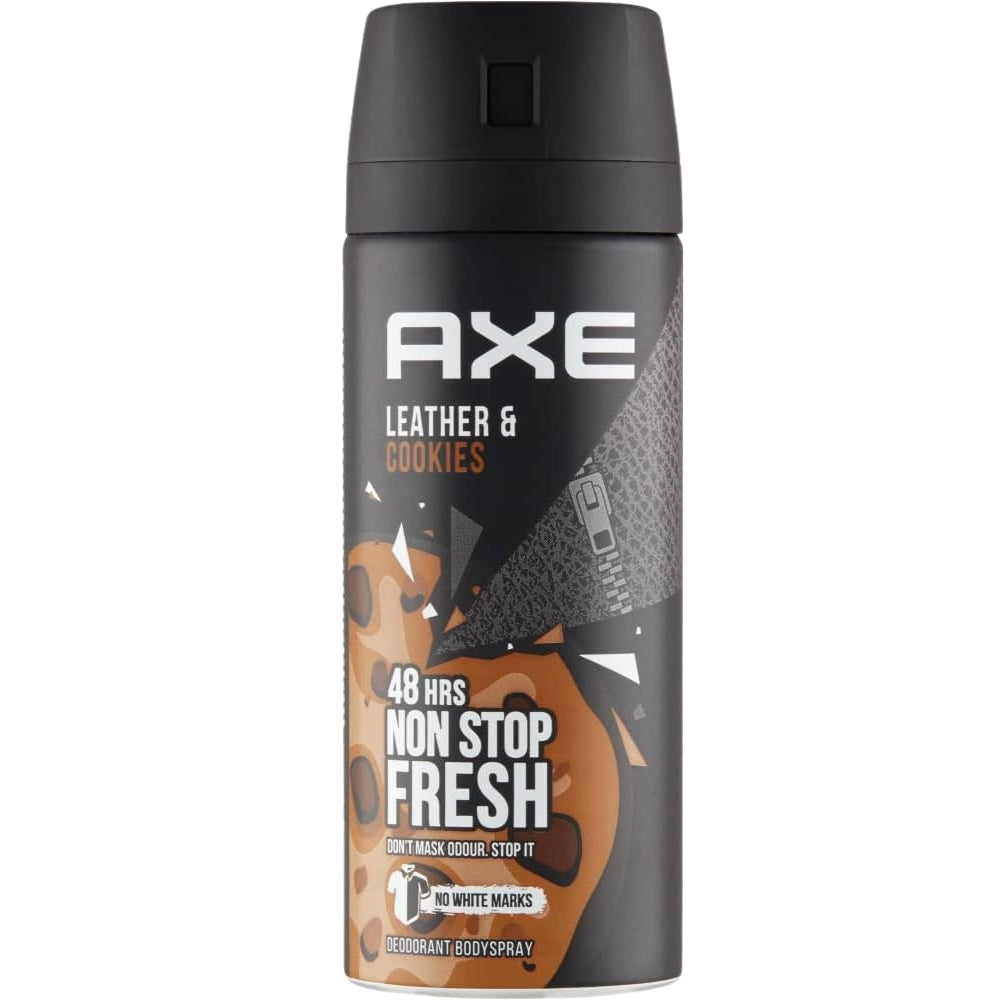 Axe Collision Leather + Biscuits Deodorant & Bodyspray All Day Fresh 150 ml