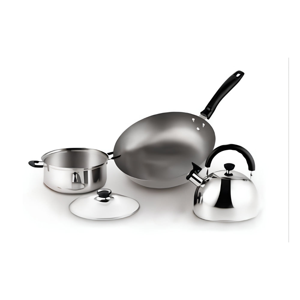 Azai Kitchen Mate Stainleess Steel 3 Pcs