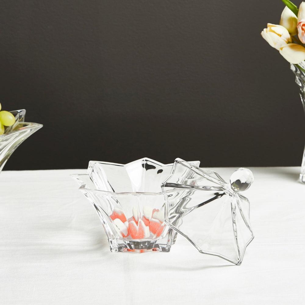 Azin Small Bowl Box, Crystal, Transparent