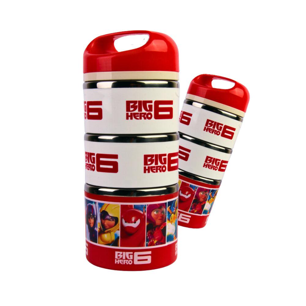 Big Hero Character Food Flask/Lunch Box For Kids - 3 Layers