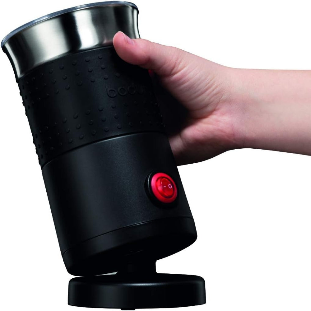 BODUM 11902-01EURO BISTRO Electric Heated Milk Frother 500 W, Black