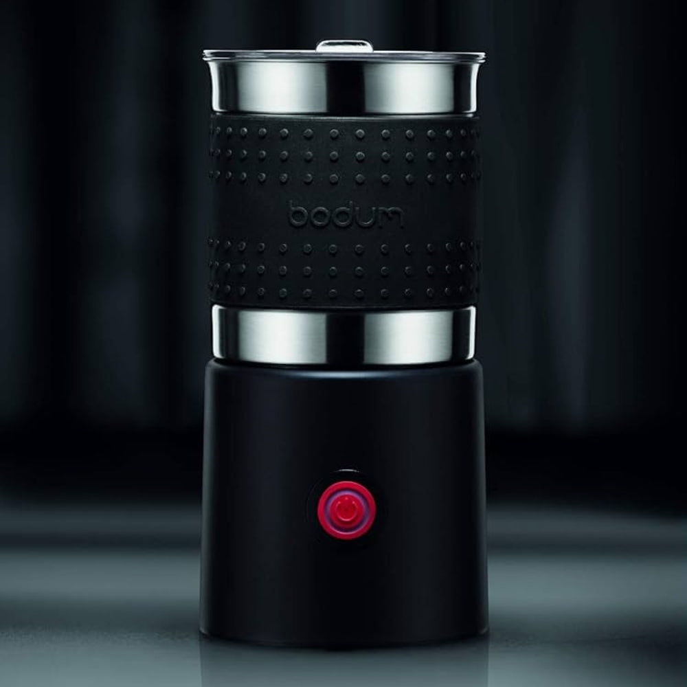 BODUM 11902-01EURO BISTRO Electric Heated Milk Frother 500 W, Black