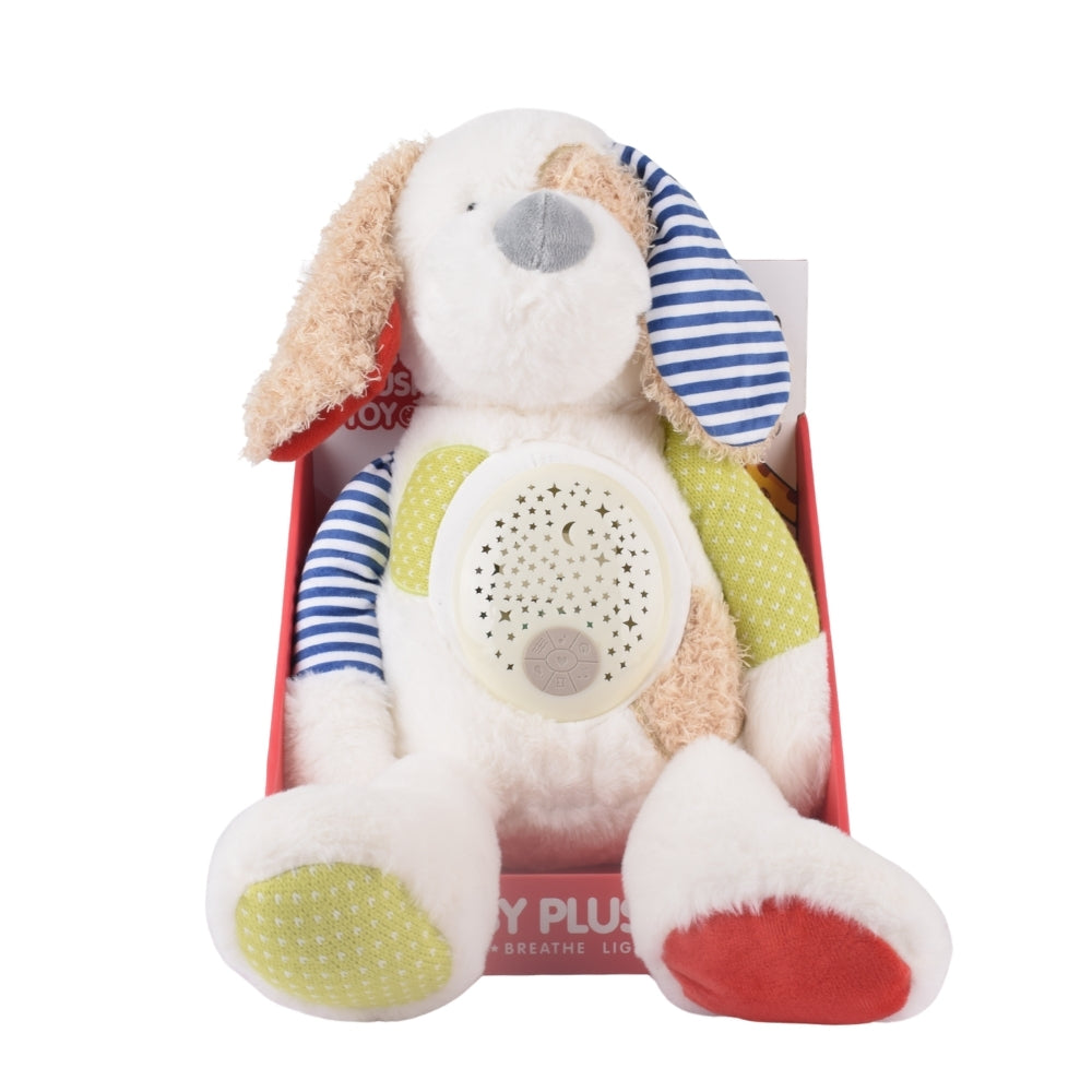Baby Dog Plush Toy with Light and Music