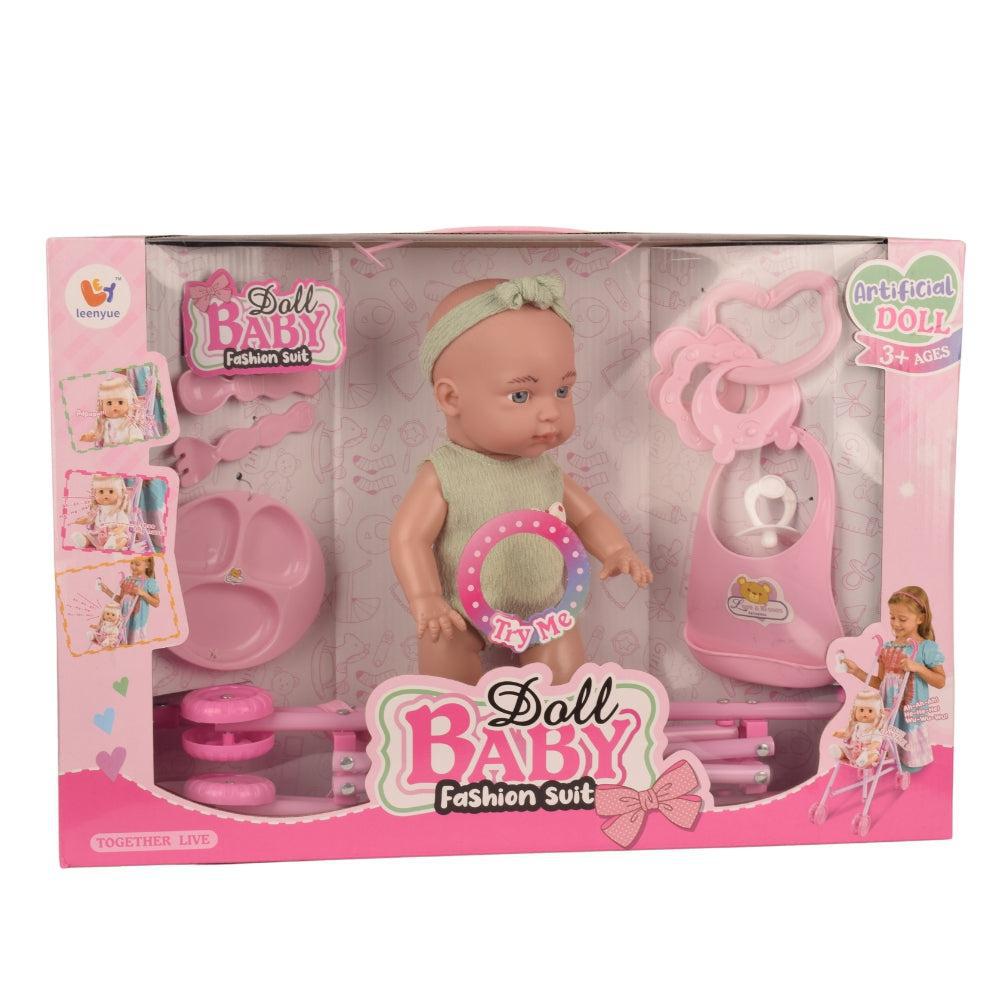 Baby Doll 31cm with Sounds and Accessories Y1024B 3+ – Martin Toys