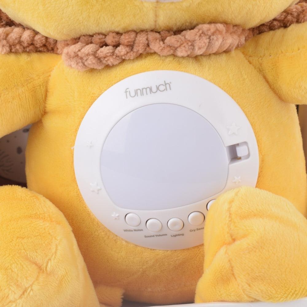 Baby Lion Plush Toy with Night Light and Music