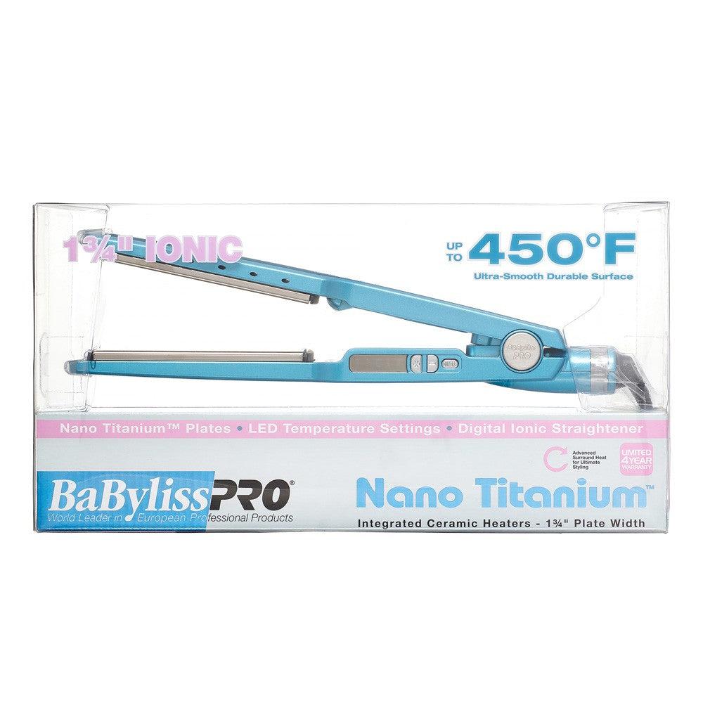 BabylissPro Nano Titanium 1-34 Titanium-Plated Straightening Iron