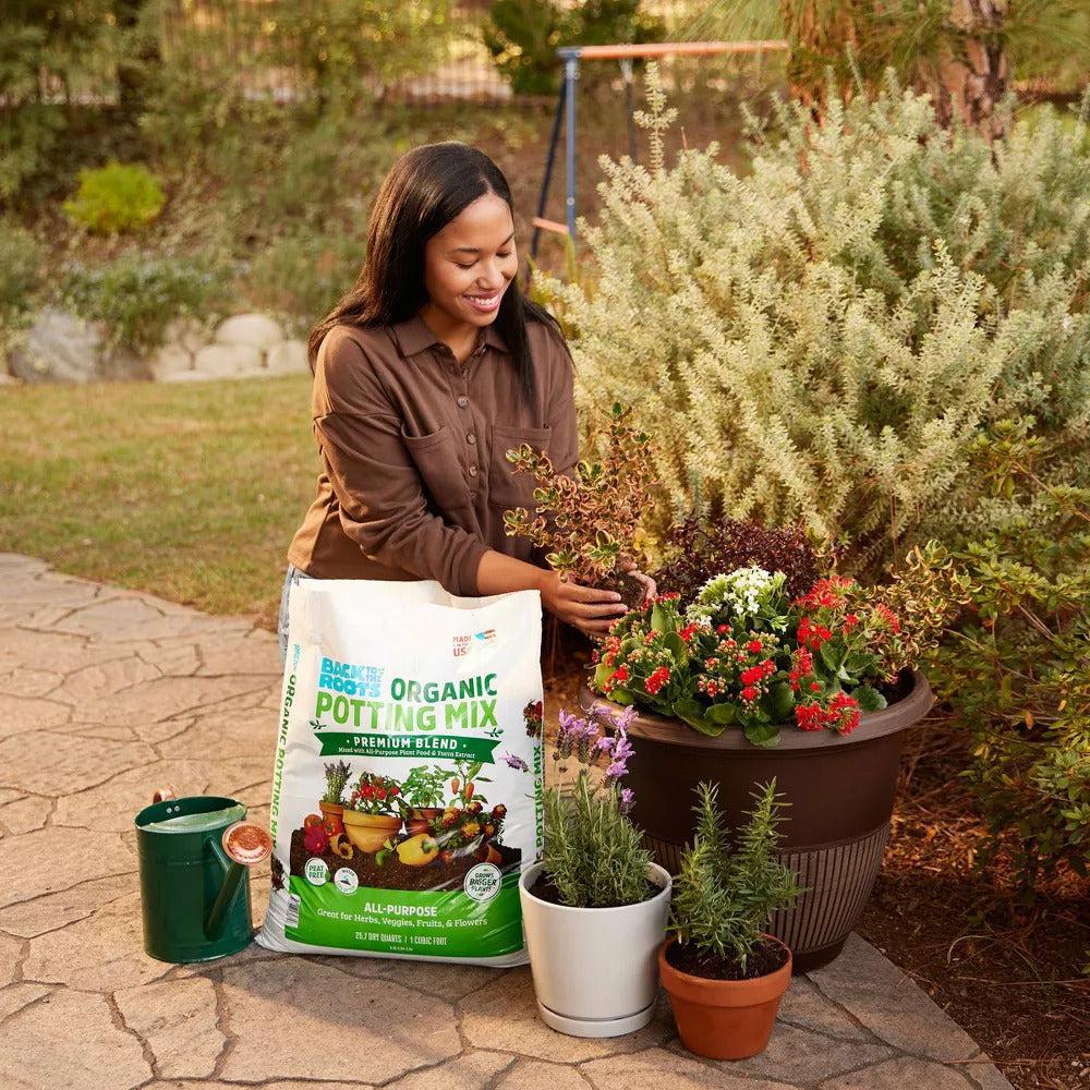 Back-to-the-Roots 6.6 Litres Organic Potting Mix Premium Blend All Purpose AMERICAN SOIL