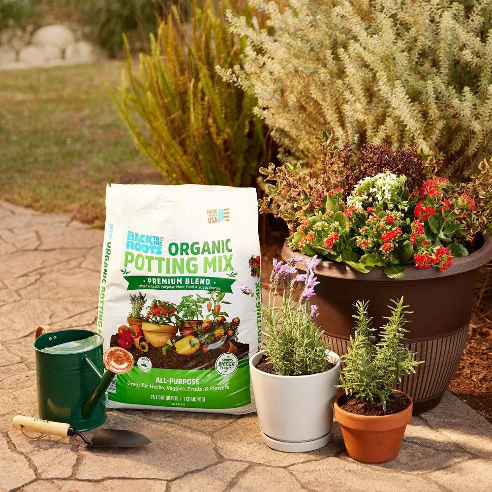 Back-to-the-Roots 6.6 Litres Organic Potting Mix Premium Blend All Purpose AMERICAN SOIL