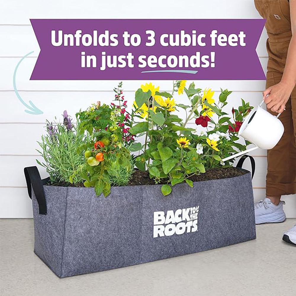 Back to the Roots Fabric Raised Garden Bed 90cm