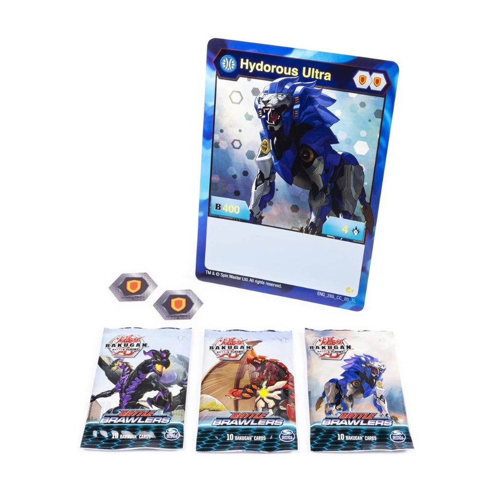 Bakugan Deluxe Battle Brawlers Card Collection with Jumbo Foil Hydorous Ultra Card, For Ages 6 And Up