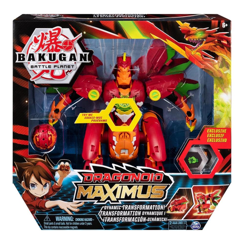 Bakugan Dragonoid Maximus 8 Inch Transforming Figure with Lights and Sounds, For Ages 6 And Up
