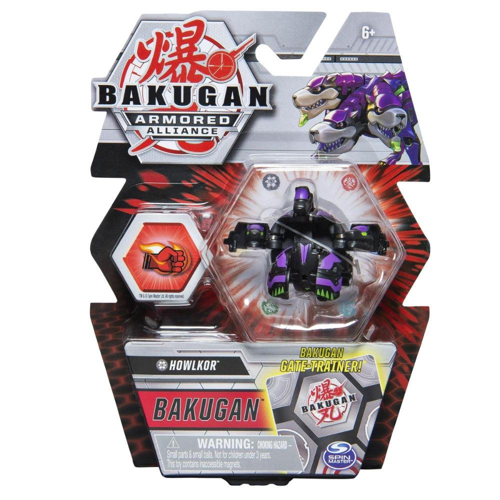 Bakugan Howlkor, 2 Inch Tall Armored Alliance Collectible Action Figure And Trading Card