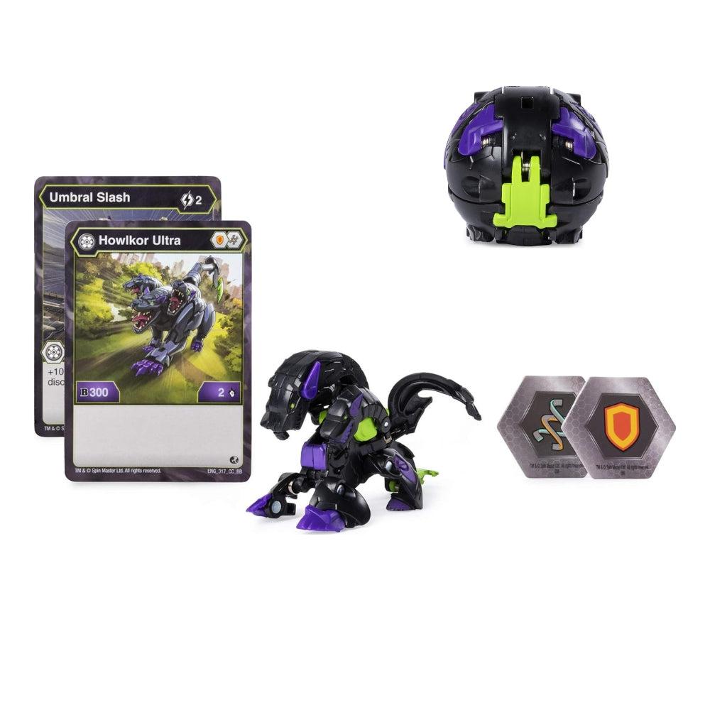 Bakugan Ultra, Howlkor, 3" Tall Collectible Transforming Creature, For Ages 6 & Up, Multicolor