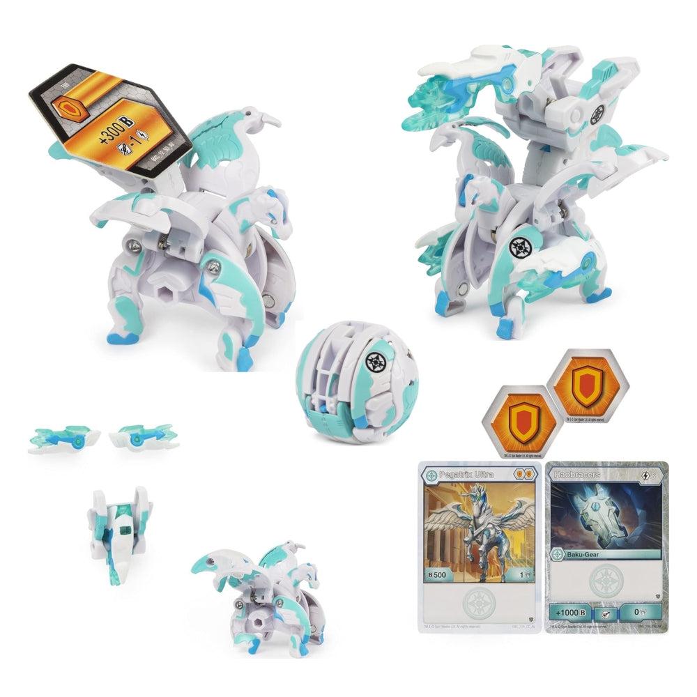 Bakugan Ultra, Pegatrix With Transforming Baku-Gear, Armored Alliance 3-inch Tall Collectible Action Figure