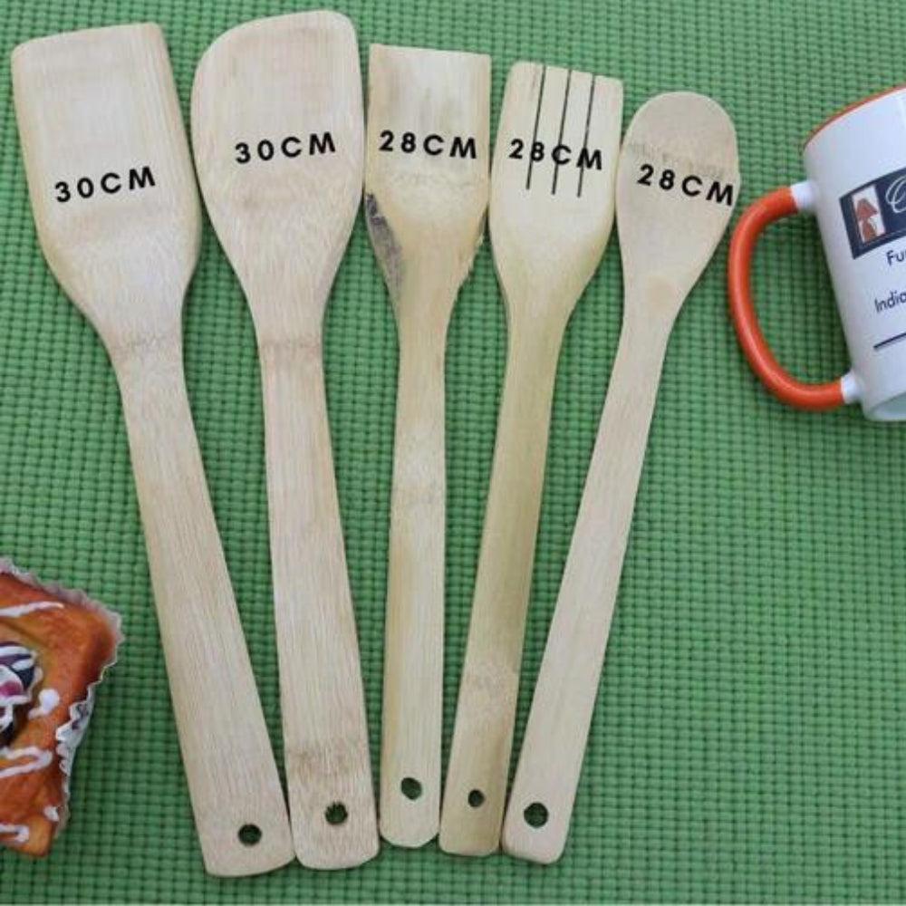 Bamboo Kitchen Tools 4 Pcs Purely Natural