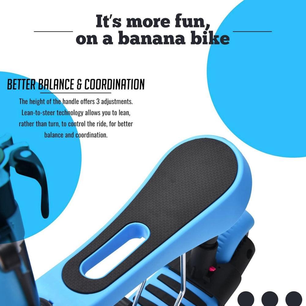 Banana Bike & LAVA Sport 3 Wheeled Mini Riding Scooter for Kids