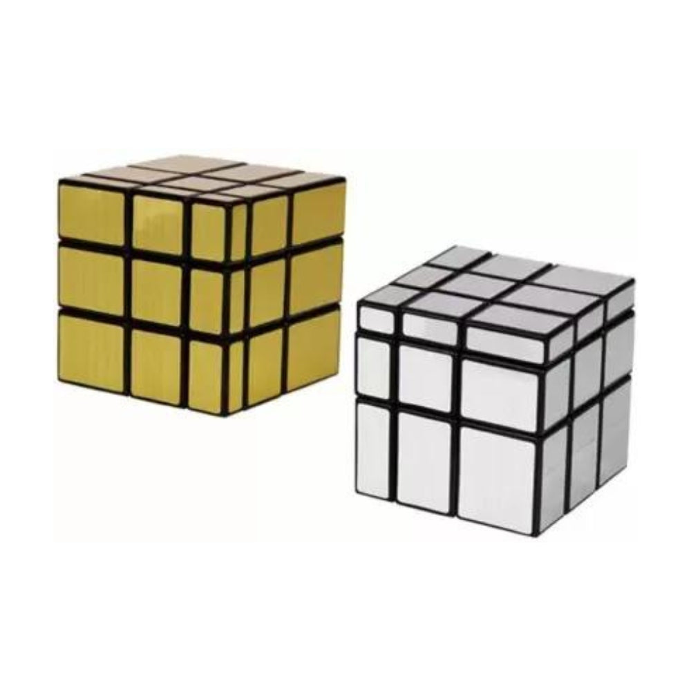 Barodian's Golden Cube Combo Cube 3x3 Rubik Cube High Speed Stickerless Magic Rubix Rubick Cube 3x3 Mirror Rubic Cube (1 Pieces)
