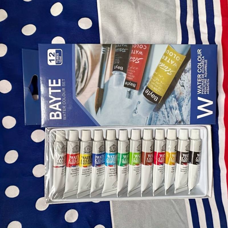 Barroco Watercolor Paints Basics Set Of 12 colors