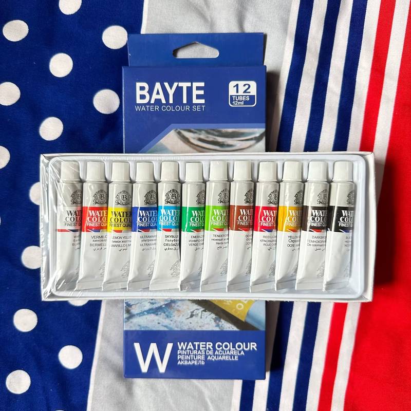 Barroco Watercolor Paints Basics Set Of 12 colors