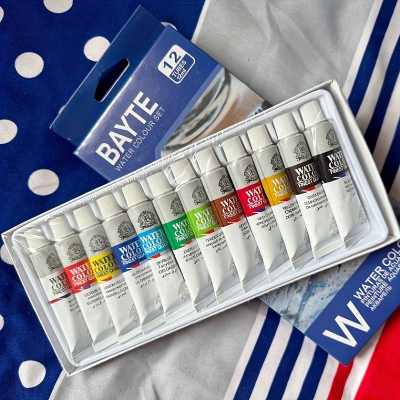 Barroco Watercolor Paints Basics Set Of 12 colors