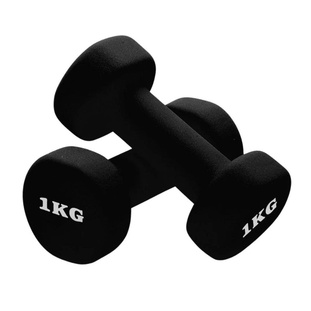 Basics Neoprene Coated Dumbbell Hand Weight(1pc) 1 kg