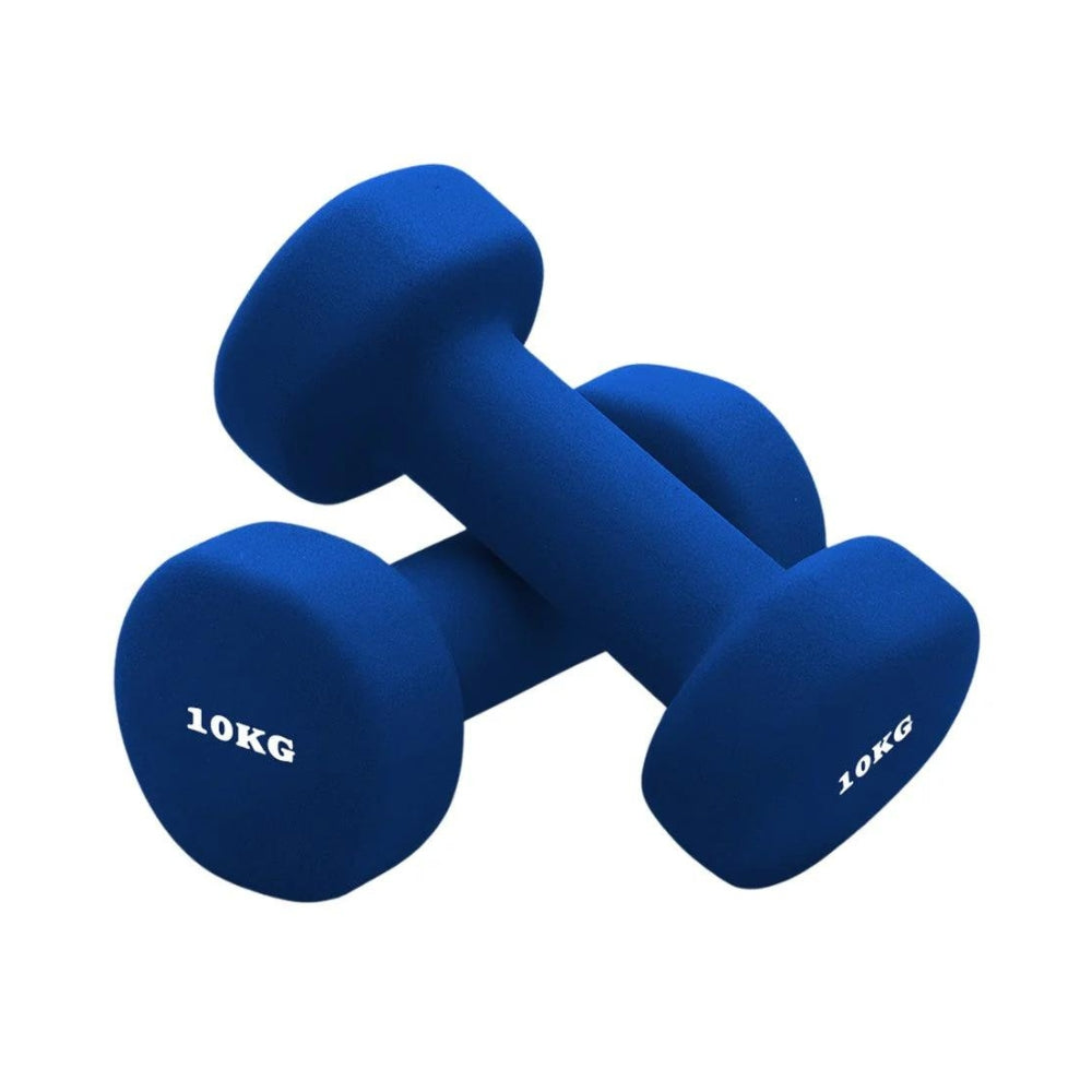 Basics Neoprene Coated Dumbbell Hand Weight(1pc) 10kg