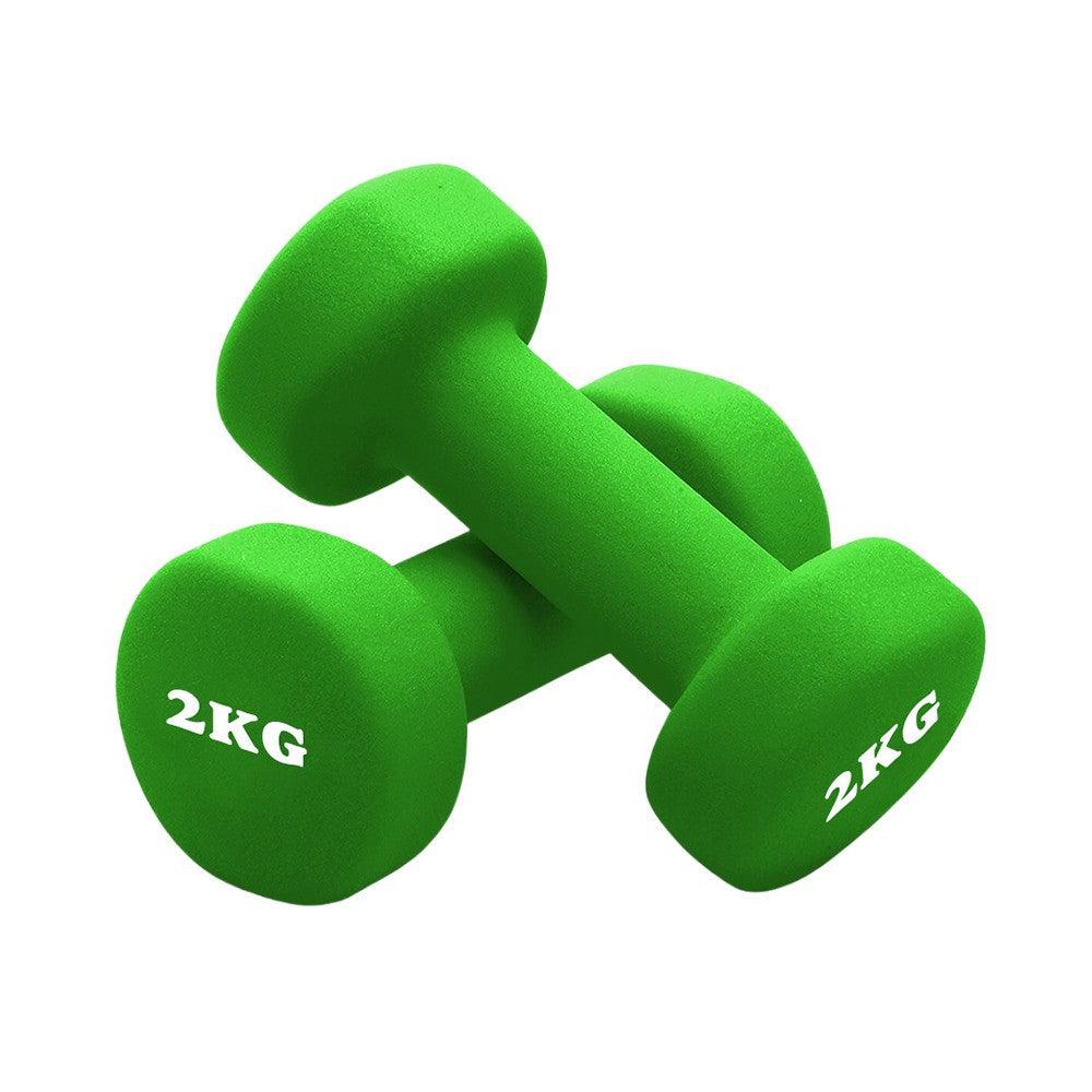 Basics Neoprene Coated Dumbbell Hand Weight(1pcs) 2kg