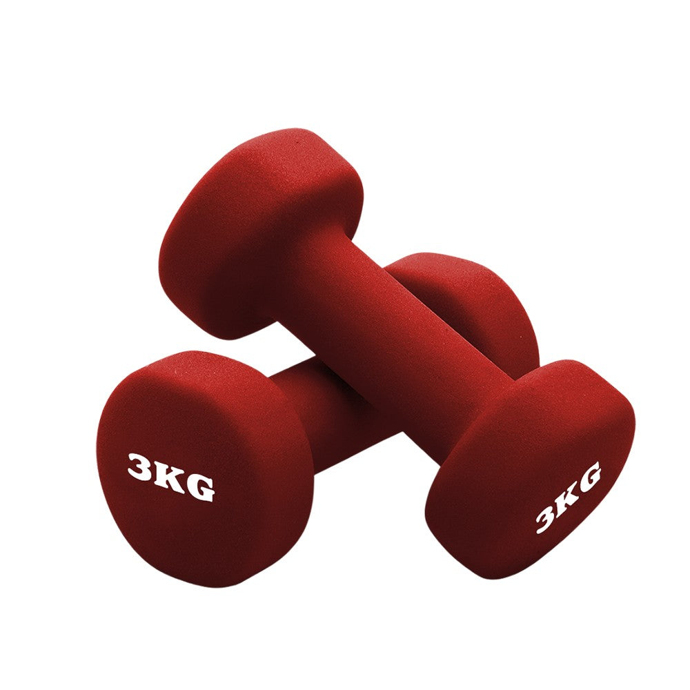Basics Neoprene Coated Dumbbell Hand Weight(1pcs) 3kg