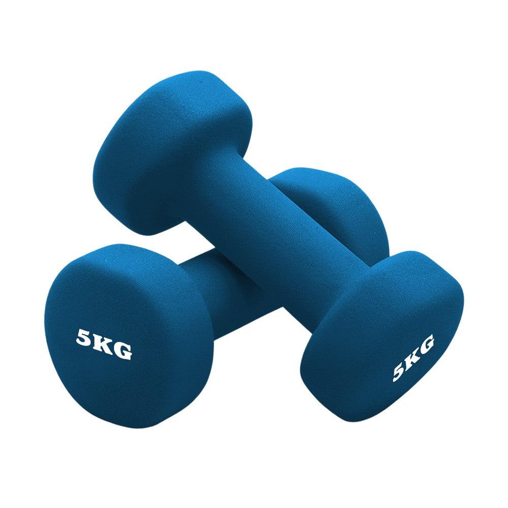 Basics Neoprene Coated Dumbbell Hand Weight(1pcs) 5kg