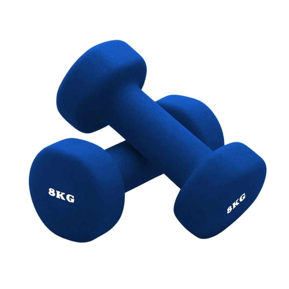 Basics Neoprene Coated Dumbbell Hand Weight(1pcs) 8kg