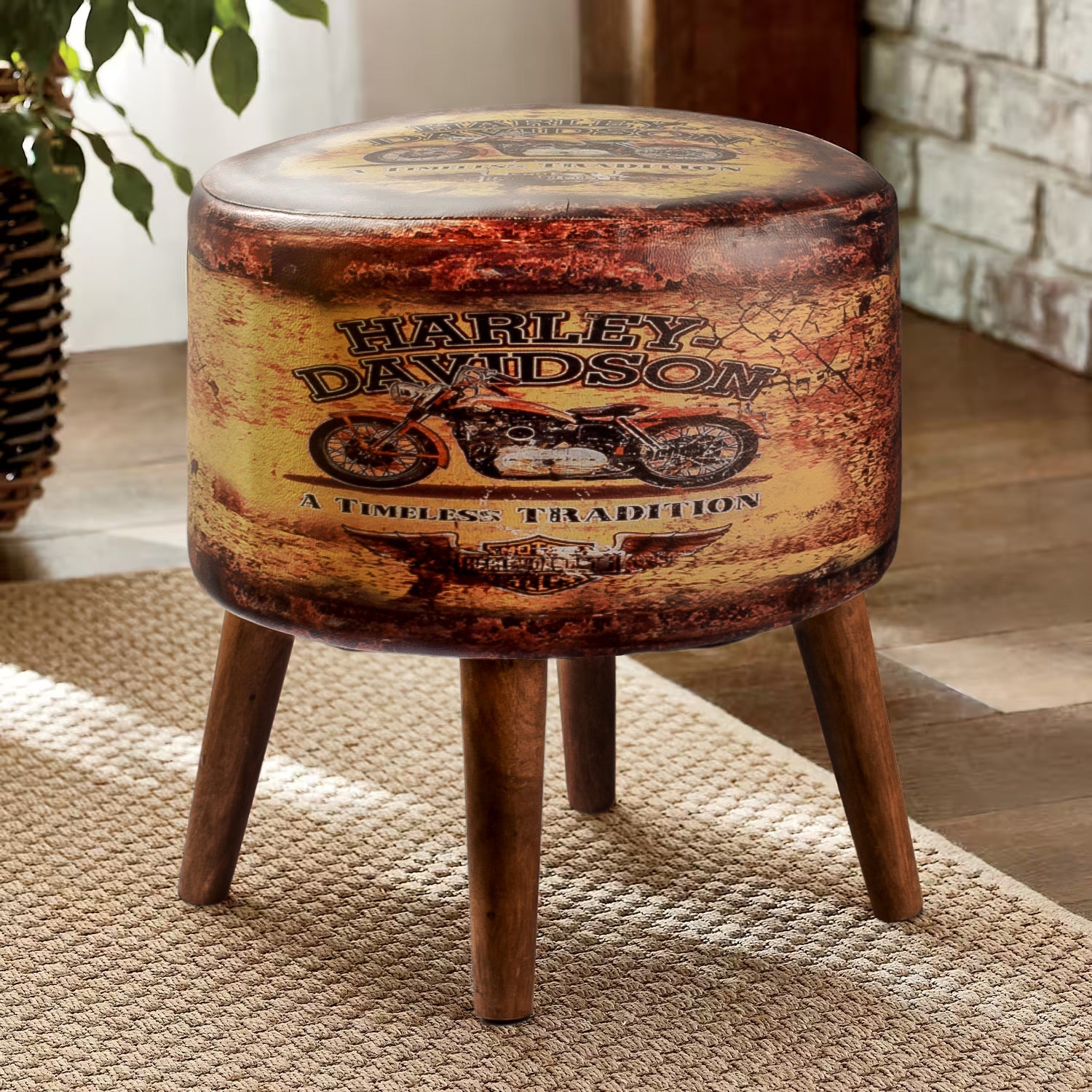 Bench-pouf (Harley Davidson)