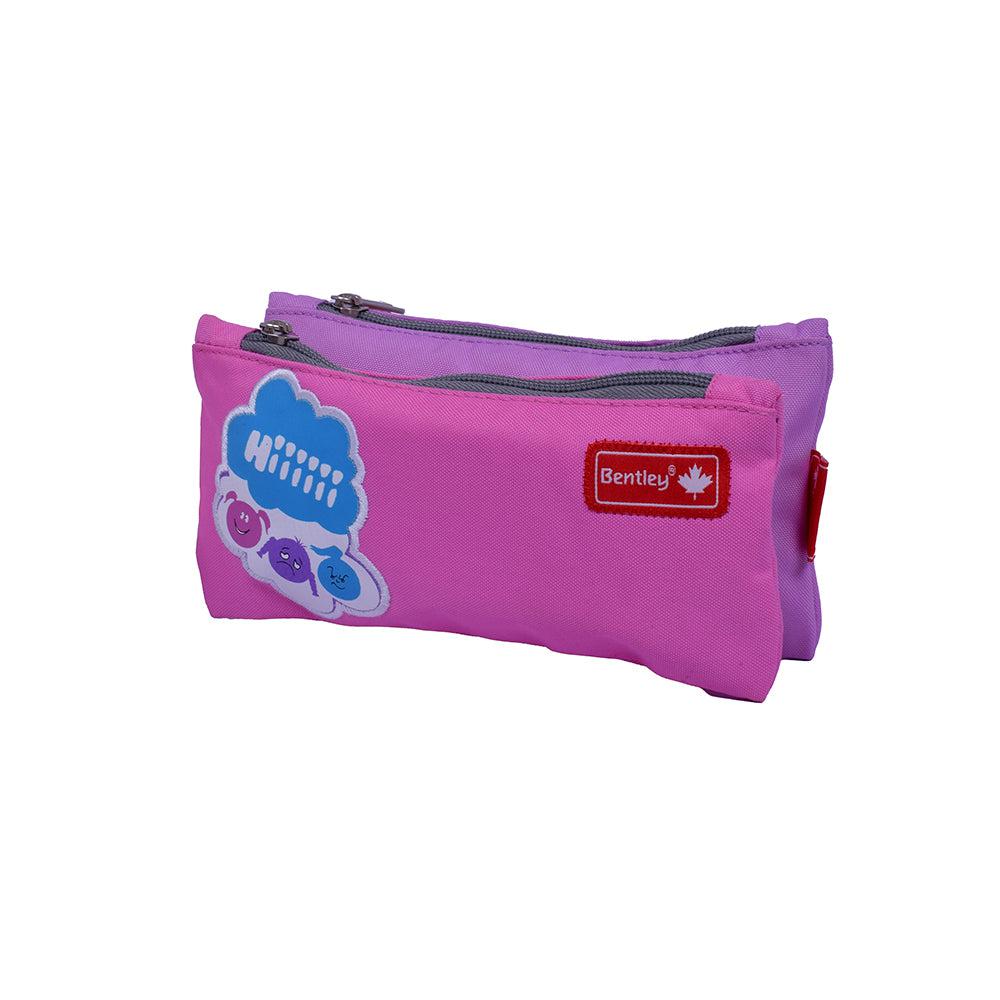 Bentley Two-Detachable Compartments Pencil Case Girly