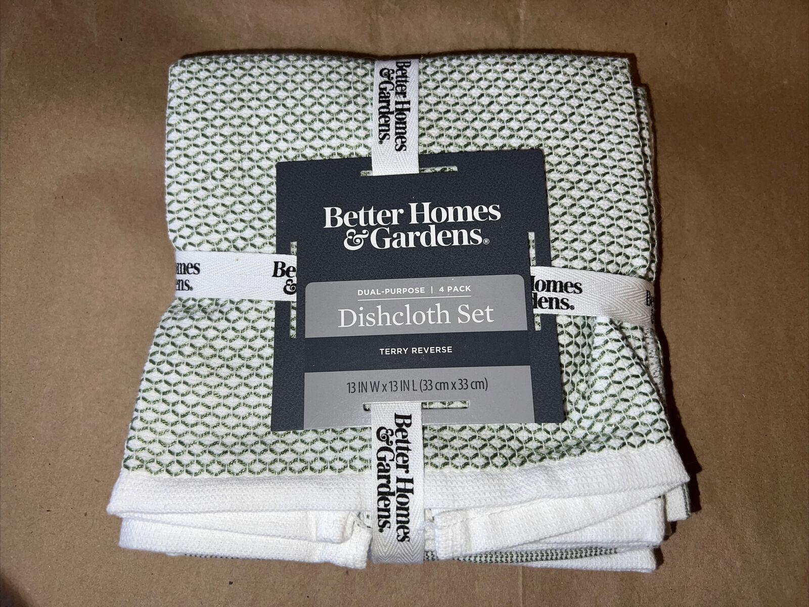 Better Homes & Gardens 2 Pcs Oversized Dish Cloth Set, Gray Linen