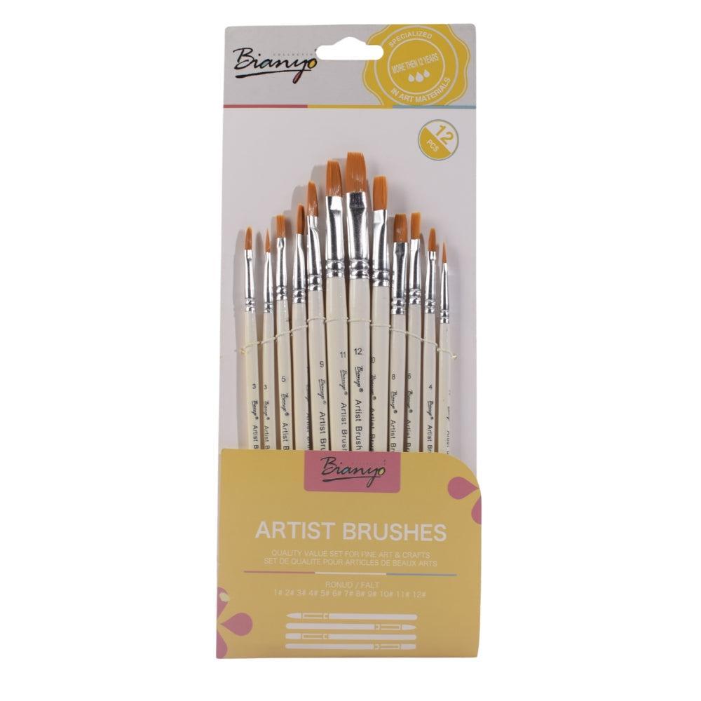 Bianyo Artist Brushes - 12 Piece Set
