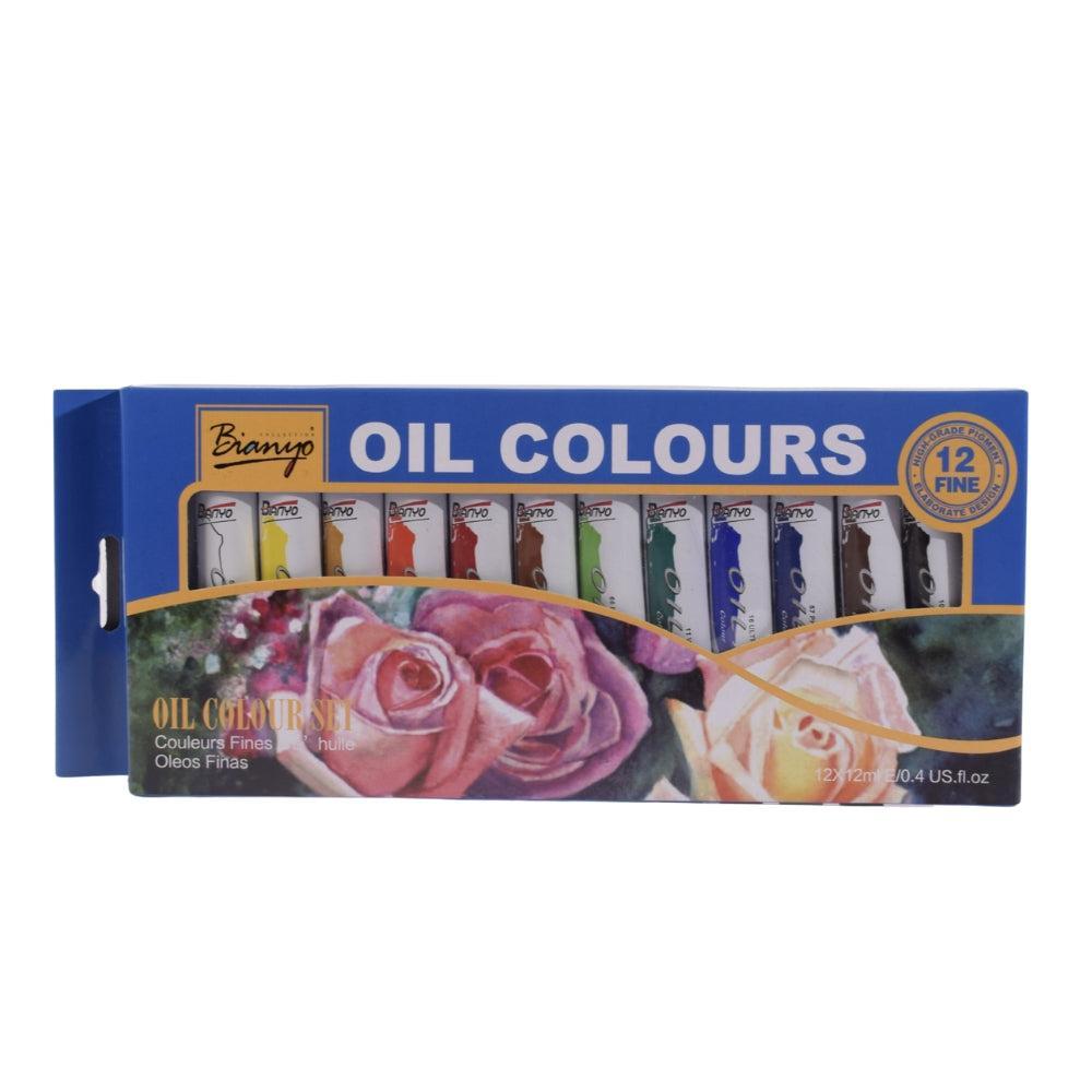 Bianyo Oil Color Set of 12 assorted Colors