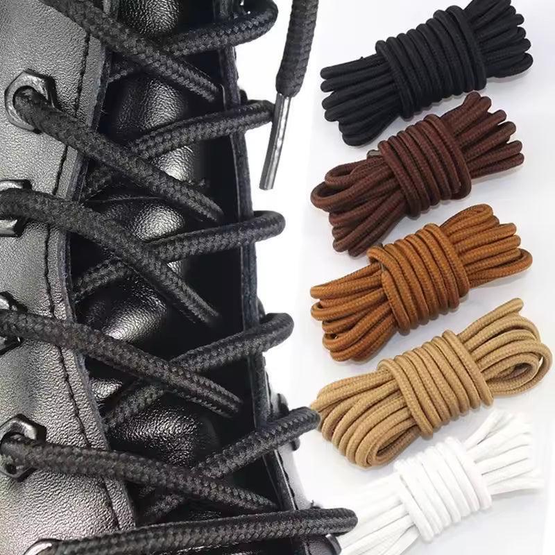Big Laces 10mm wide Flat Black Shoelaces