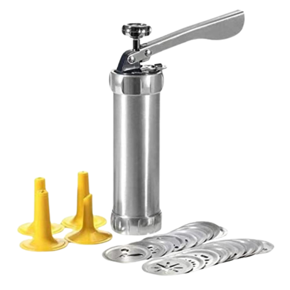 Biscuits Stainless Steel Cookie Press Machine With 20 Shapes