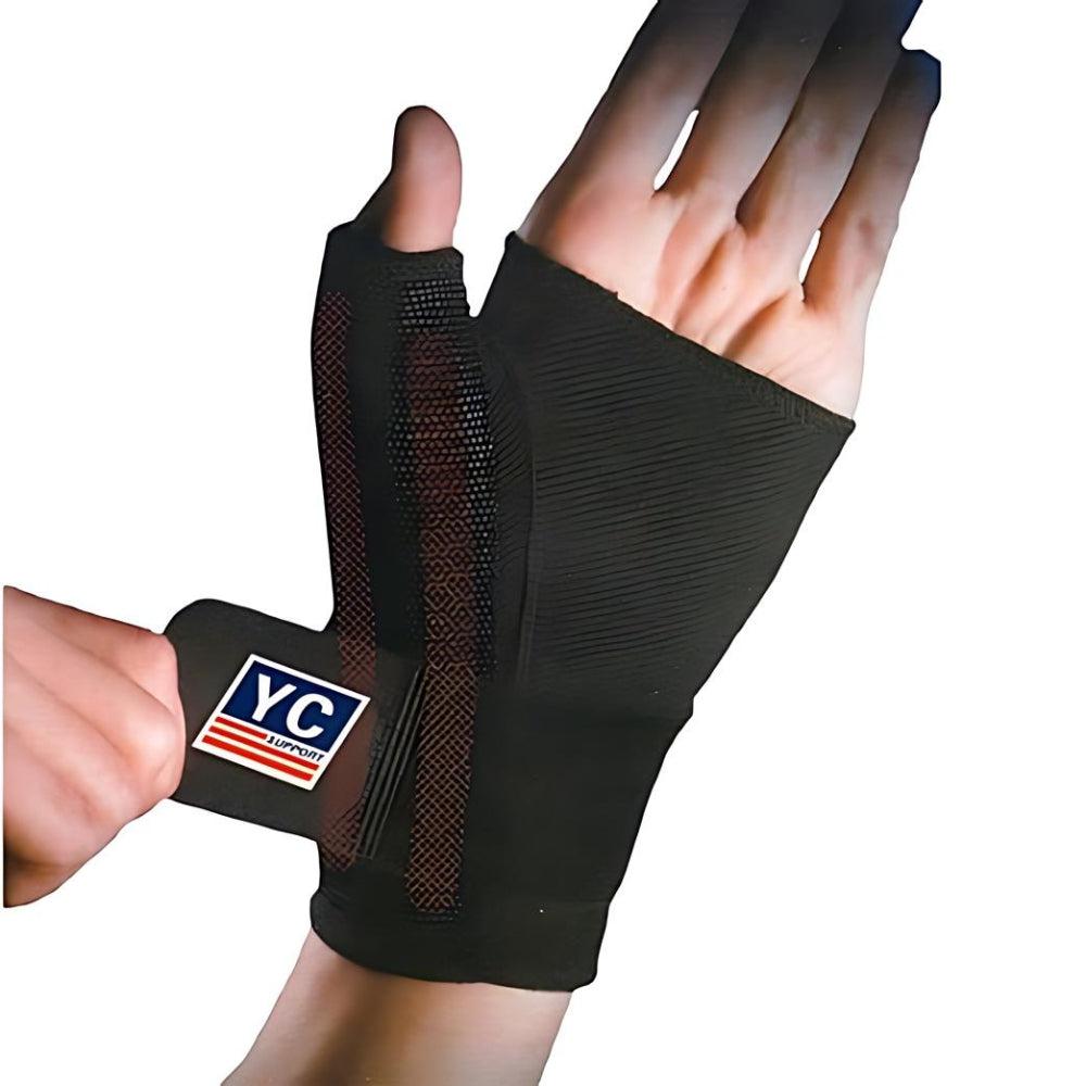 Black Adjustable Thumb And Wrist Support