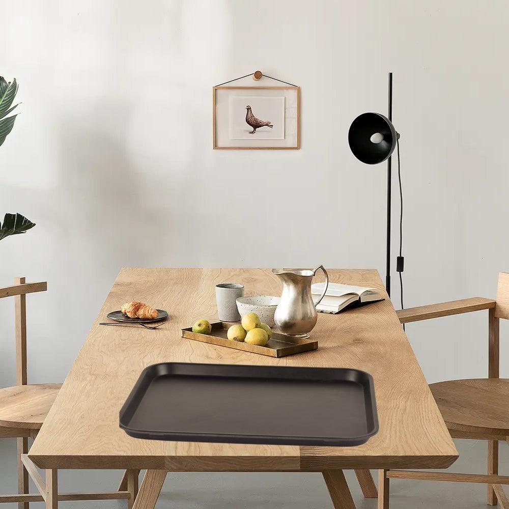 Black Melamine Tray