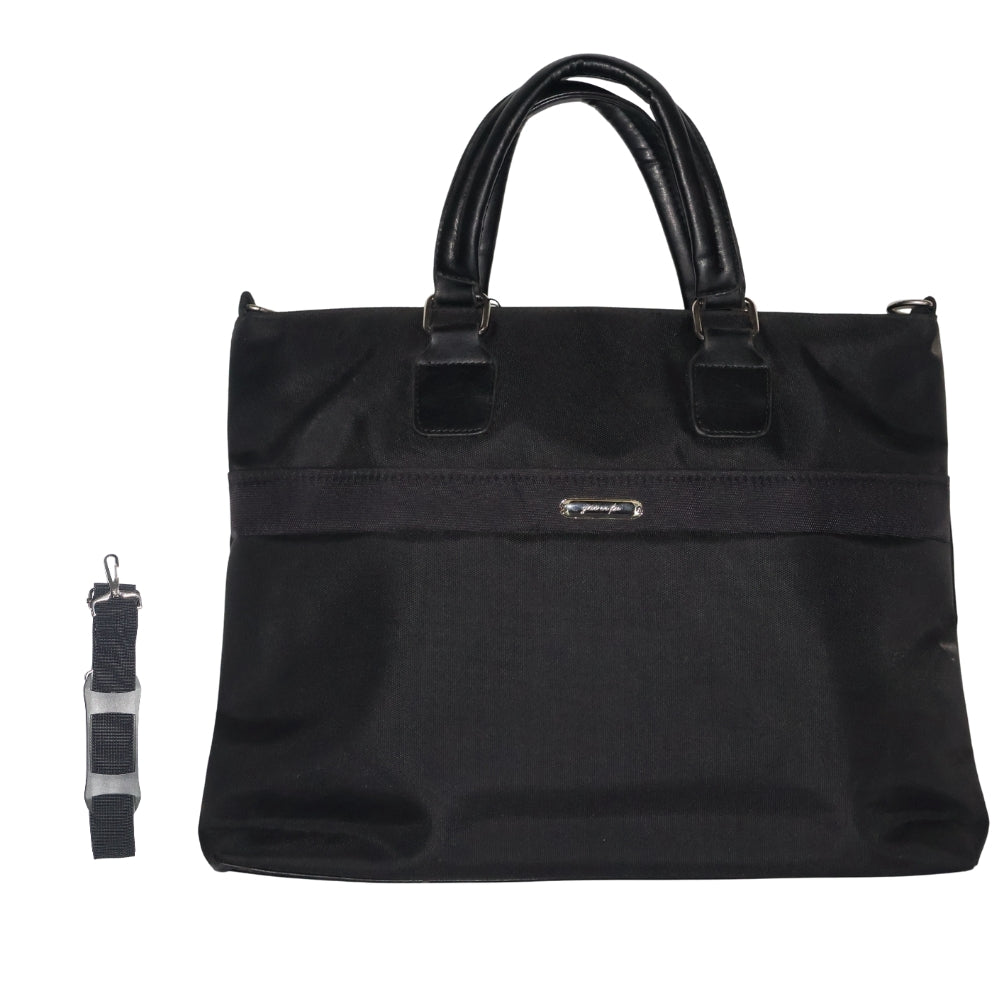 Black Professional Laptop Bag with Shoulder Strap