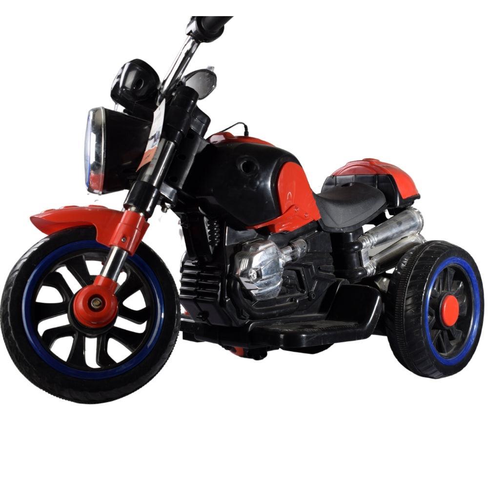 Black & Red Sporty Ride-On Motorcycle for Kids