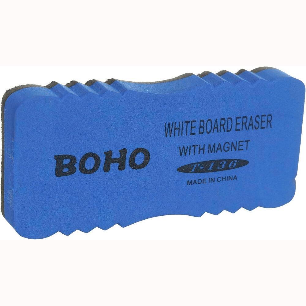 Boho T-136 Whiteboard Eraser With Magnet - Blue
