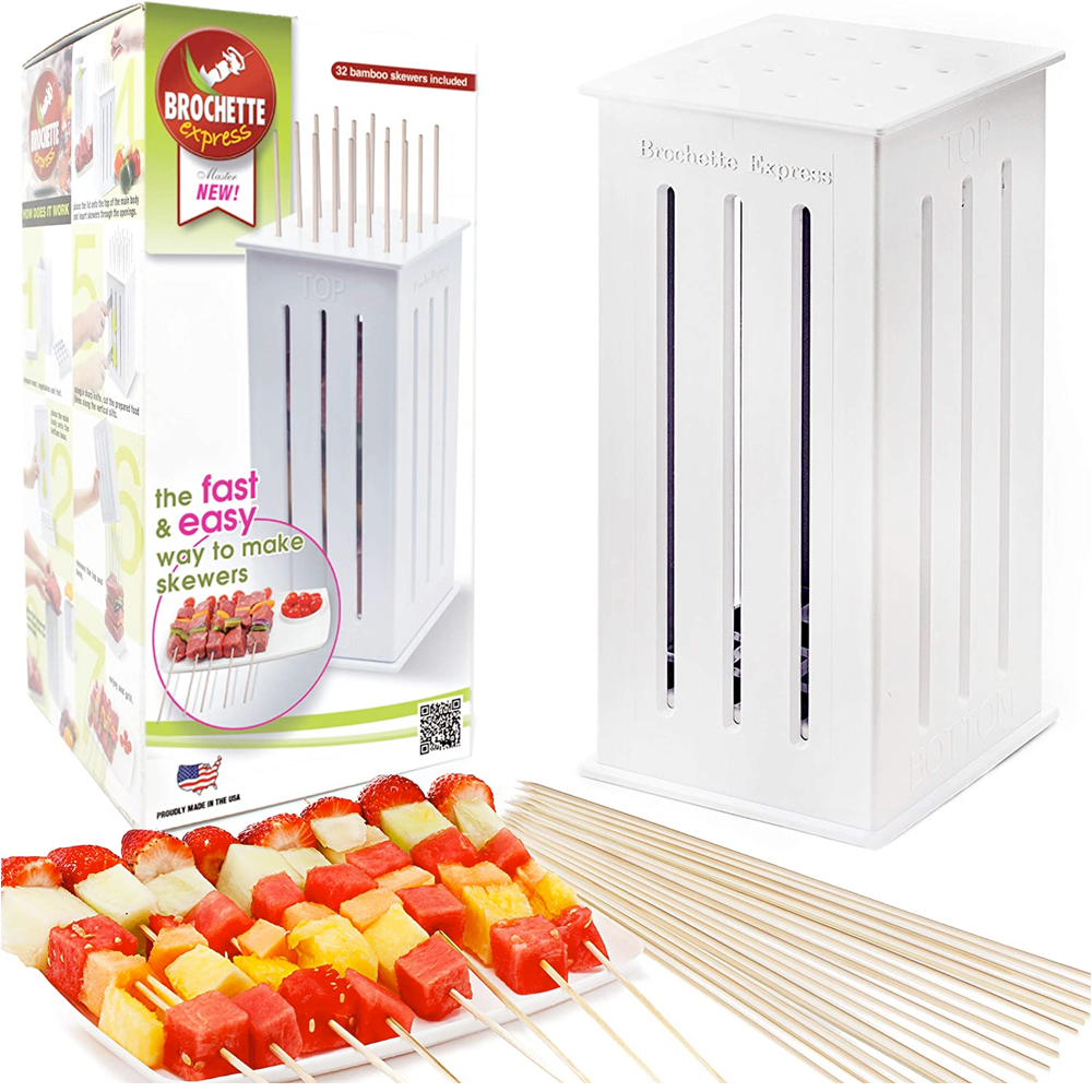 Brochette Express Great For Meats Vegetables & Fruit