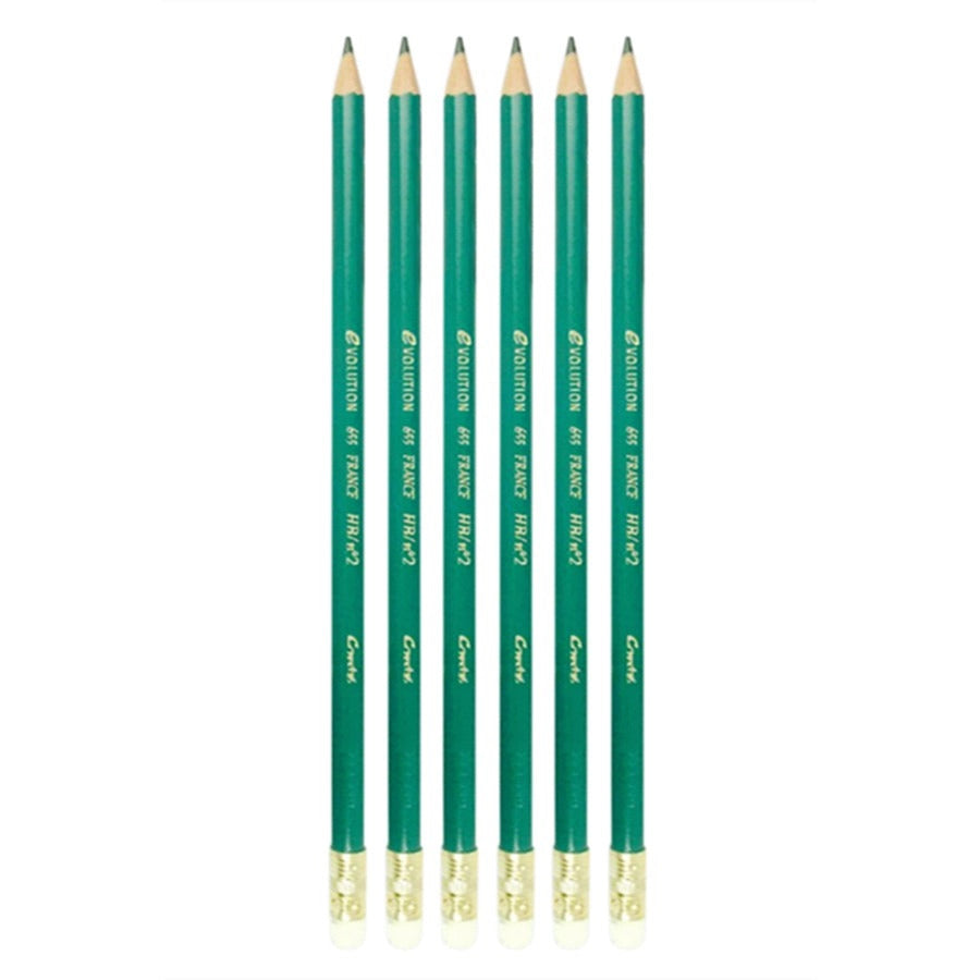 Conte 655 Wooden HB Pencil LA-1004 12 Pcs