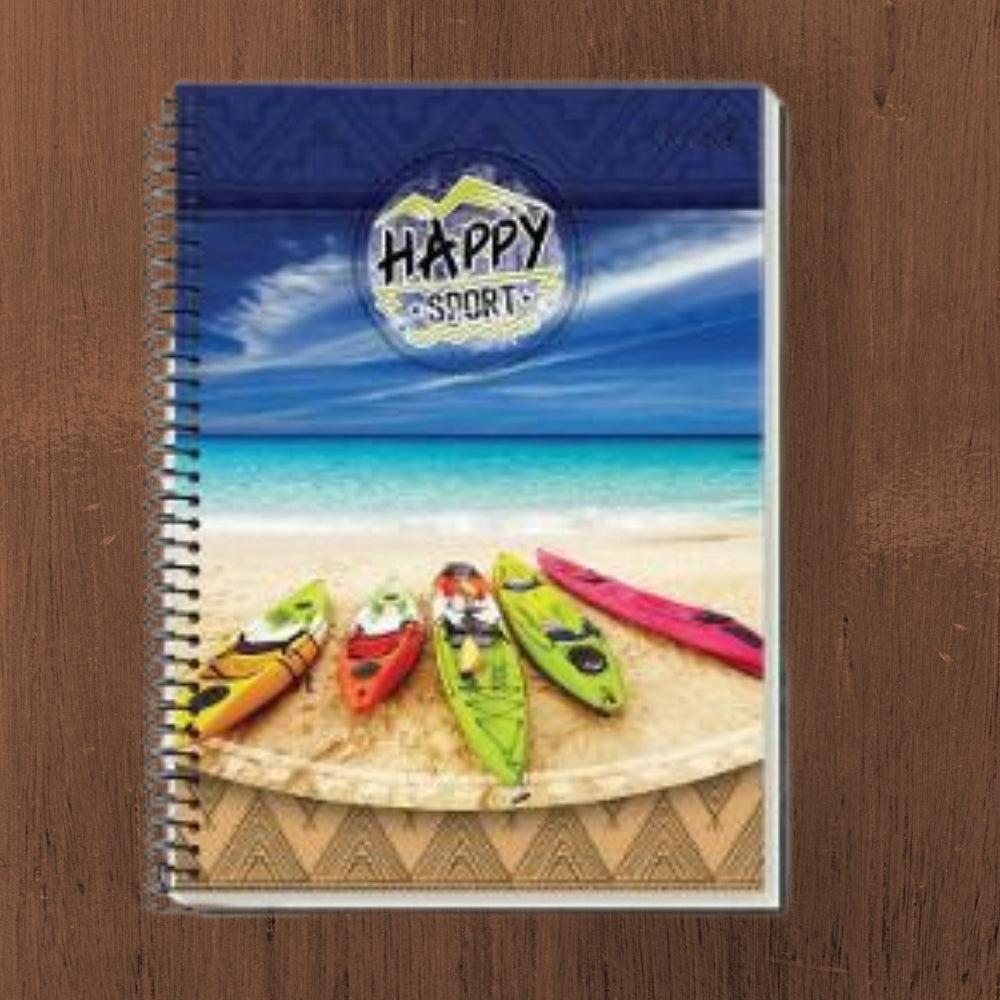 CREDEAL NOTEBOOK Notebook, 5 Subjects, 100 Happy Sheets