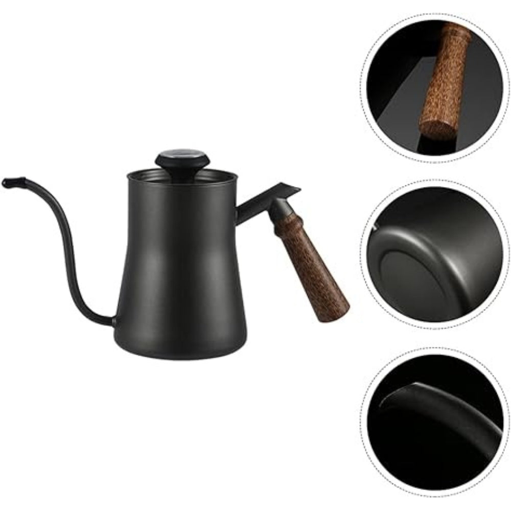 Cabilock 1pc Temperature Controlled Coffee Pot Espresso Coffee Maker Coffee Espresso Machine Drip Coffee Kettle Espresso Coffee Machine Stovetop Teapot Pour Long Mouth Hot Coffee Pot