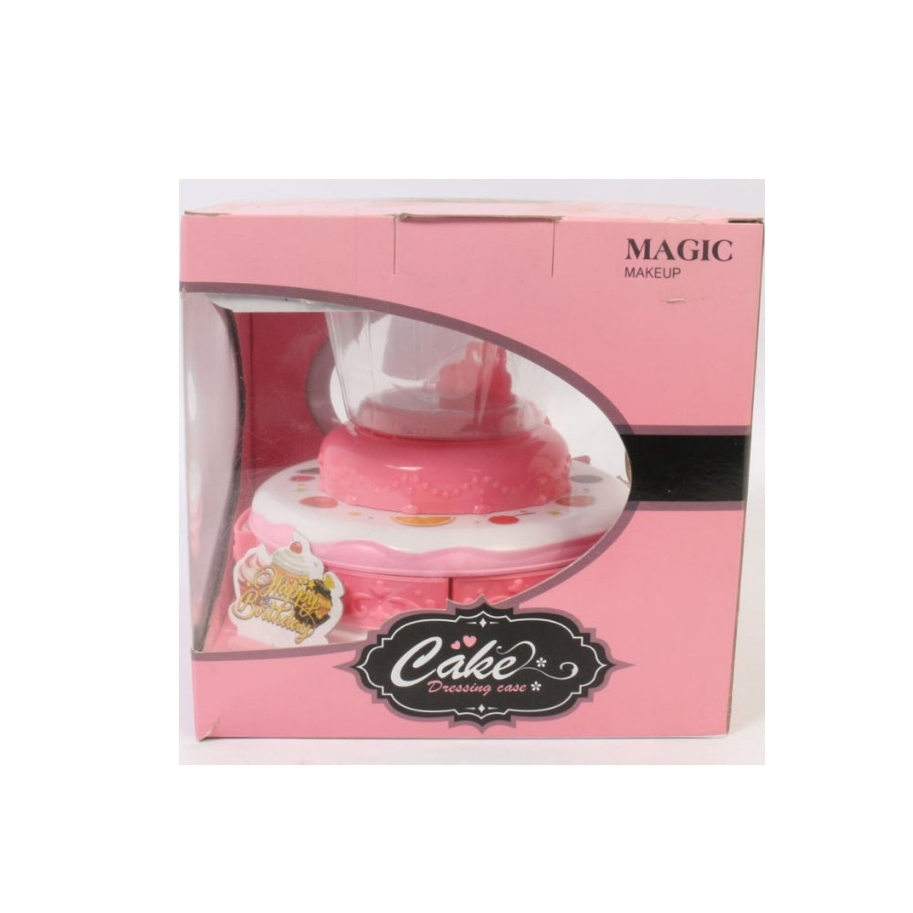 Cake design rotating model toy makeup set