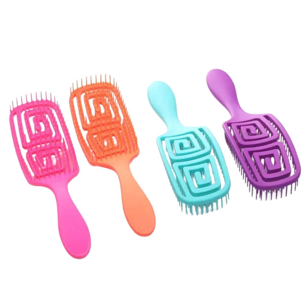 Candy Brush Wholesale Custom Logo Hair Dryer And Volumizer Hot Air Brush, Vent Hair Massage Brush, Detangle Brush For Hair