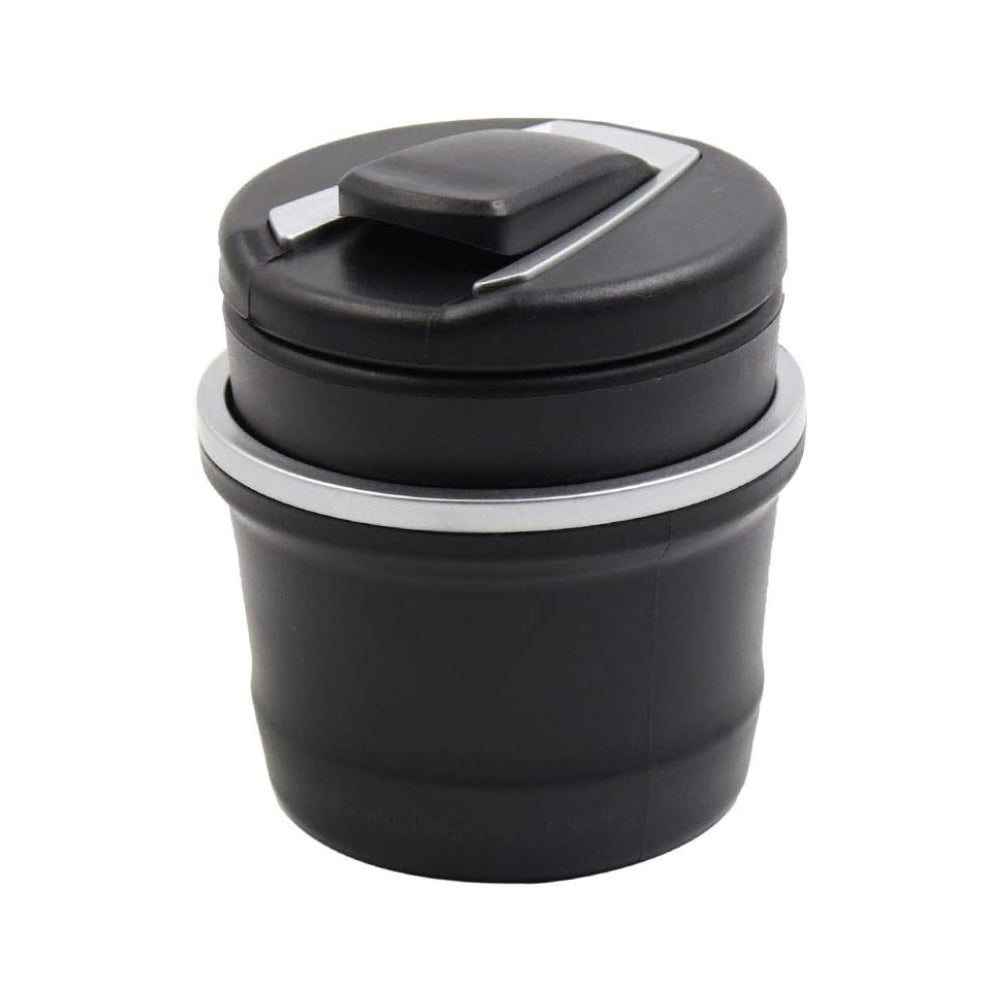 Car Ashtray for Smart, Smokeless Auto Ashtray Portable Car Ashtray with LED Light, Portable Car Ashtray with Lid Portable Vehicle Ashtray