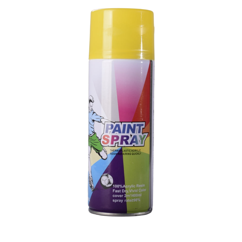 Car Auto Multi Purpose Lacquer Spray Paint Yellow